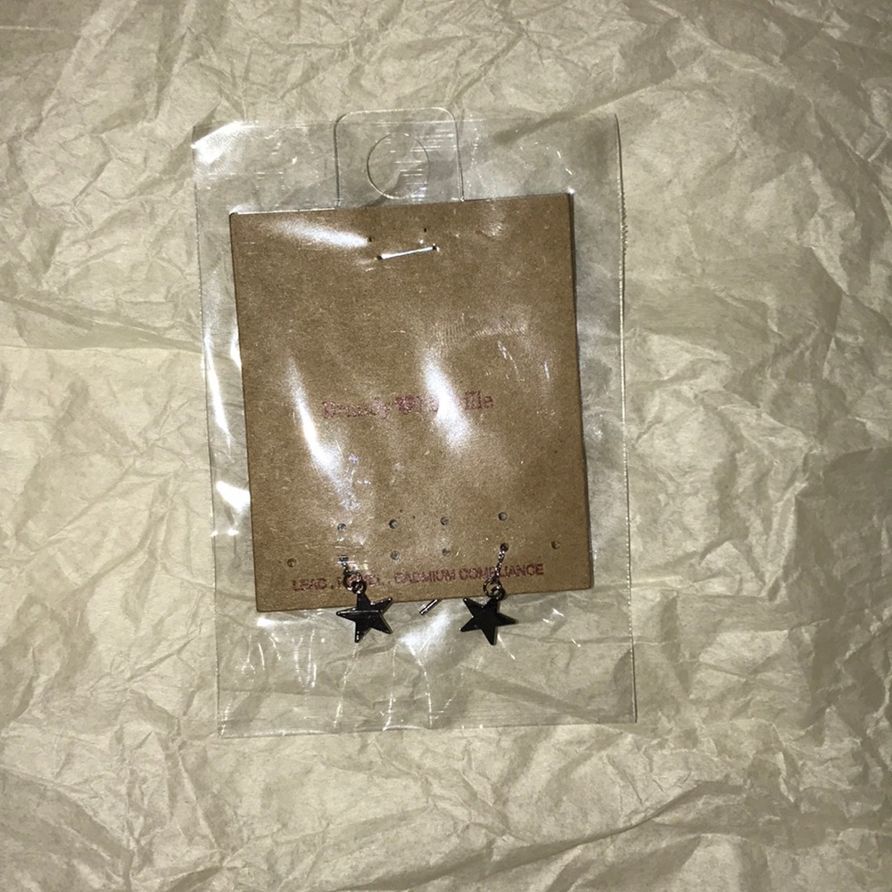 Brandy Melville Star Drop Earrings